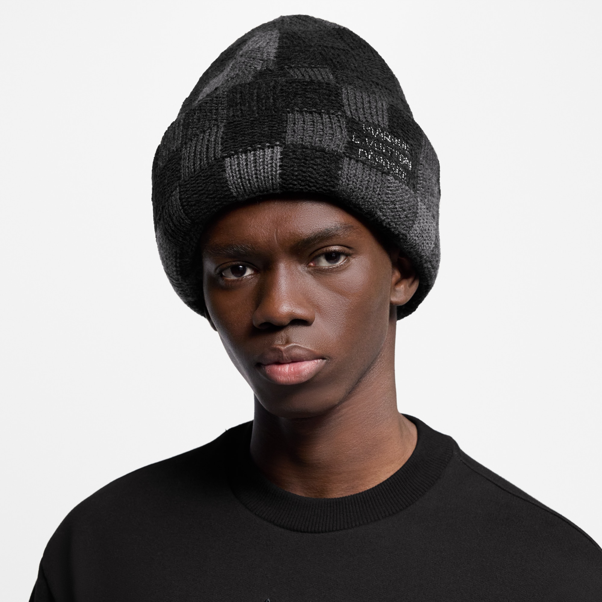 LV Crush Damoflage Beanie S00 - Accessories | LOUIS VUITTON